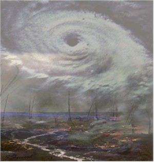 aftermath of destruction